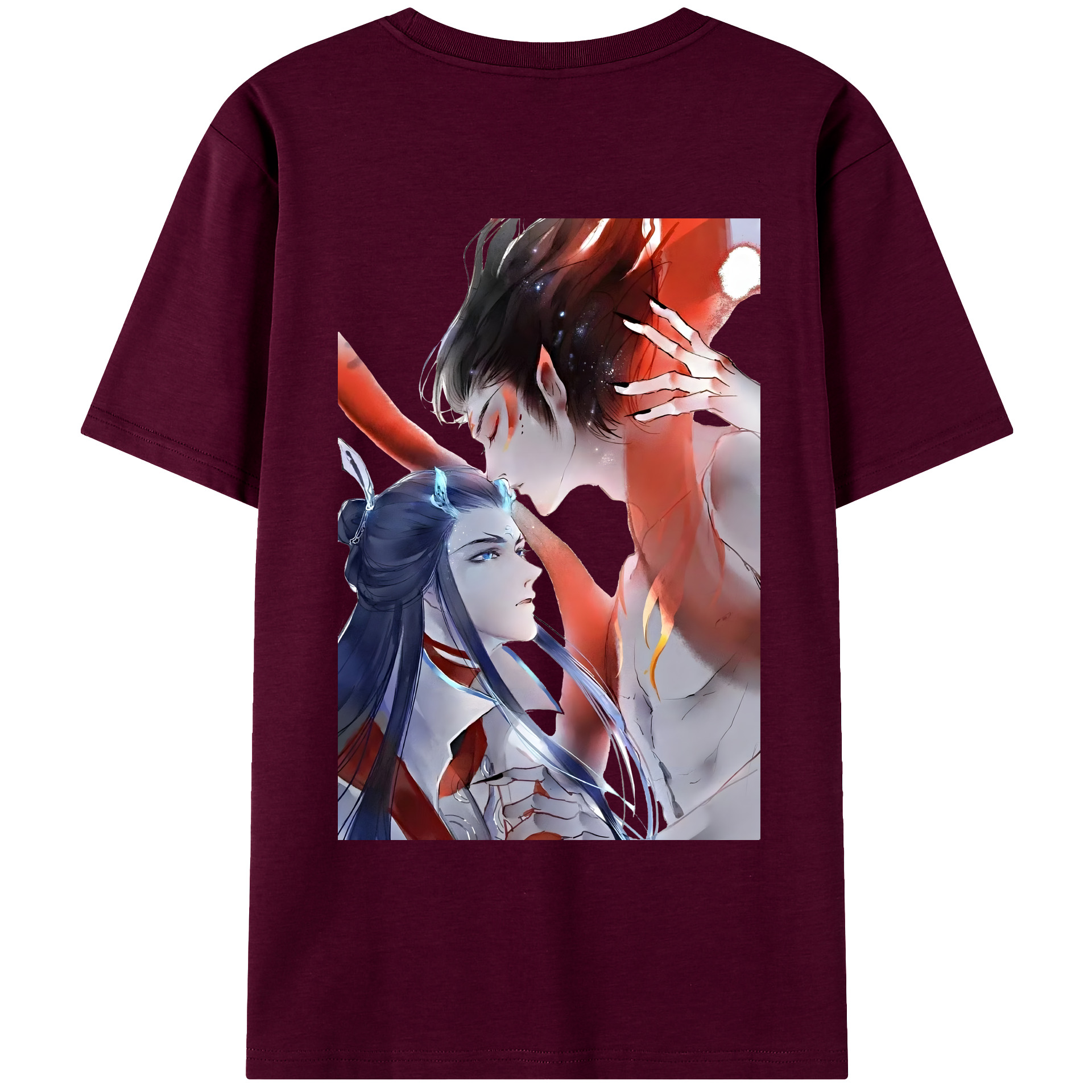 （画像用） Ne Zha 2 ナタ 魔童の大暴れ レディース半袖Tシャツ(バックプリント)